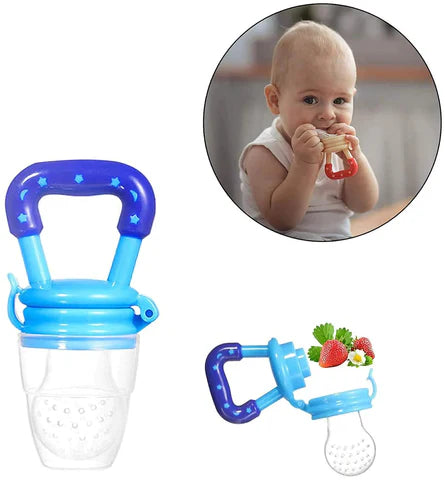 Baby Spoon Feeder | Silicone Bottle Feeding |With Fruit Pacifier Toddler